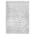 Rugs Sr21 160X230 Rabbit Fur With Foil Design 1 Silver Mrd- 332A