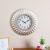 Lexie Antique Silver Wall Clock 22Inch