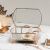 Caroline Cylindrical Jewellery Box- Silver