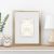 Petite Double Deck Glass Photo Frame Gold 10X13Inch