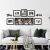 Petite 10PC Photo Frame Set 2PCS 11X14inch,4PCS 8X10inch,1PC 7.5X10inch,3 PCS Word