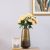 Decimus Dual Tone Hammered Vase 16X16X36 cm Bronze/Ant. Gold VDAL-87