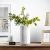 Cellena Stripe Vase White 14.8X14.8X31CM