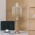 Seletti Crystal Candle Holder Gold 27x27x75cm 61176