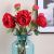 Rejoice Dark Pink Peony Artificial Flower H90Cm L21908/Dpk