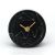 Silas Round Shape Table Clock Black 10.7X10.7X6.9Cm