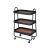 Oliver 3 Tier Bath Storage Cart- Black