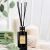 Renaissance 300 Ml Reed Diffuser,W/Black & Golden Lid,White Sandalwood 7.3X7.3X35.7 Cm