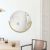 Arthur Oval Mirror Gold 60x58cm