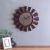Lexie Wall Clock Brown 23 Inch