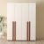 Maybell 4 Door Wardrobe - White Maple / Walnut