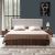 Ruby 180X200 King Bed - Mocha / Dark Walnut