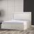 Treyton 180X200 King Bed Set W/ Front Drawer-Pearl White / Golden