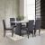 Parson Wooden 1+6 Dining Set - Cappuccino