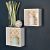 Abigail Cube Shelf Set Of 2 - Pvc White