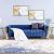 Rosanna Three Seater Fabric Sofa - Navy Blue