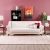 Perla Three Seater Fabric Sofa - Cream