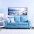 Alessandra Three Seater Fabric Sofa - Turqouise