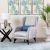 Veronica One Seater Fabric Sofa - Grey