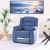 V2 Damian 1 Seater Fabric Recliner - Blue