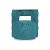 Raquel Fabric Accent Chair - Turquoise