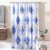 Bear Printed Shower Curtain 182x182 Cm Blue