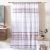 Modern Printed Shower Curtain 182x182 Cm White