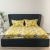 Marble Tiles 6-Piece King 180 TC Fitted Bedsheet Set - 180x200+30 cm - Blue