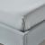 Danube Essentials Flat Sheet Set Flat-240X270Cm Pillowcase- 50X75+15Cm+2.5Cm Flange Grey