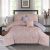 Plush 4-Piece Single Comforter Set Orange