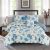 Plush 4-Piece Single Comforter Set Light Beige