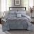 Plush 6-Piece King Comforter Set Grey
