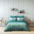 Arabin Saga Digital Printed 4 Pcs Set(1 Comforter - 240X260 Cm + 1 Fitted - 180X200+30Cm+ 2 H/W Pillow- 50X75Cm) Sage Green 332