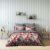 Dazzeling Dusk Digital Printed 4 Pcs Set(1 Comforter - 260X260 Cm + 1 Fitted - 200X200+30Cm+ 2 H/W Pillow- 50X75Cm) Red 493
