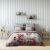 Dazzeling Dusk Digital Printed 4 Pcs Set(1 Comforter - 260X260 Cm + 1 Fitted - 200X200+30Cm+ 2 H/W Pillow- 50X75Cm) Grey Dd-008