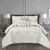 Arianna-Callie 7-Piece Super King Comforter Set-260x260 cm - White