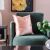 Cotton Viscose Velvet Filled Cushion 45x45Cm Peach Pink