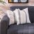 Bliss Minimal 2-Piece Cushion Set-45X45 Cm -Grey/Peach