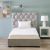 Sterling Cotton Fitted Sheet Stripe 3- Piece Set 120X200+30 Cm White