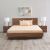 Sterling Cotton Fitted Sheet Satin Stripe 3- Piece Set 180X200+30 Cm Beige