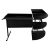 Hanna Corner Office Desk - Black Glass