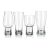 Maison Forine 4-Piece Beer Crystal Glass Set -630,580,520,540 Ml