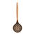 Chefs-Tool Slotted Skimmer W/ Wooden Handle Choc Brown - Kw-1714