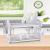 Atticus 2 Tier Dish Rack Chrome 67X27X35.8HCM