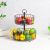 Atticus 2-Tier Iron Fruit Storage Cart Black 29 X 37.5 Cm