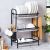 Atticus 3-Tier Iron Dish Rack With Pp Cup,Tray Black 42 X 25 X 63 Cm