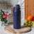 Santeco Double Wall Stainless Steel Vacuum Sports Bottle Midnight Blue 710 Ml