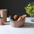 Annual Ring Bamboo Fiber Salad Bowl - 17062