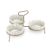 Bcy2201Pfwg - Blumen Serving Dish Set W/ Stand