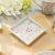 Casablanca Sqaure Tray Red 10X10X2.5Cm